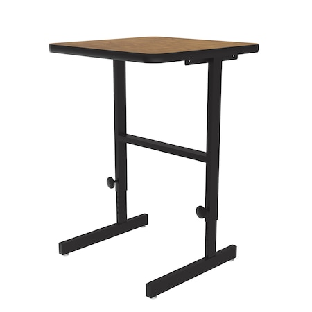 Correll Workstation Desk Standing Height Workstation, 24" D X 34" to 42" H, 20" W X High Pressure Laminate CST2024-06